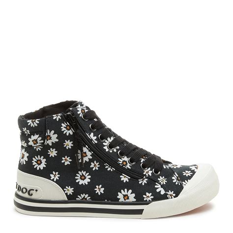 rocket dog embroided daisy sneaker